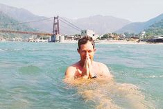 Jonty Rhodes takes a dip in Holy Ganga and Harbhajan Singh says next time take me along