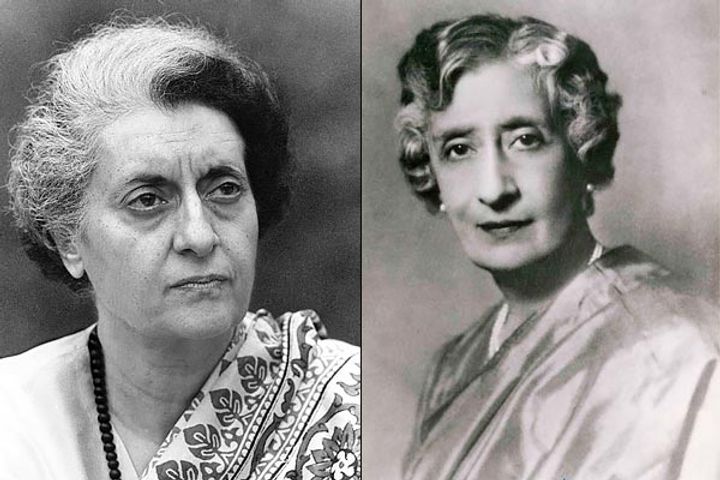 In Time Magazine Amrit Kaur and Indira Gandhi became Women of the Year