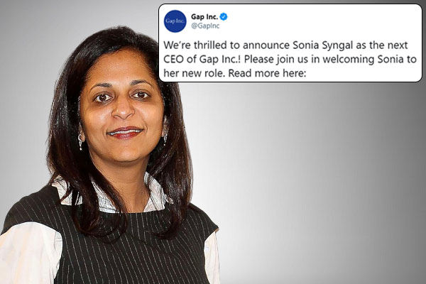 Indian-American Sonia Syngal appointed CEO of Gap, US  largest apparel retailer