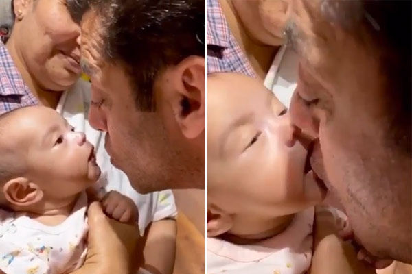 Salman has kissed Arpita daughter, both of them have a viral video