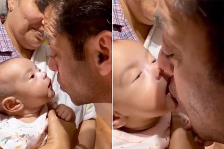 Salman has kissed Arpita daughter, both of them have a viral video