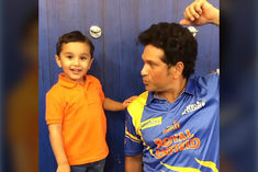 Video of Irrfan son fun with  God of Cricket  goes viral