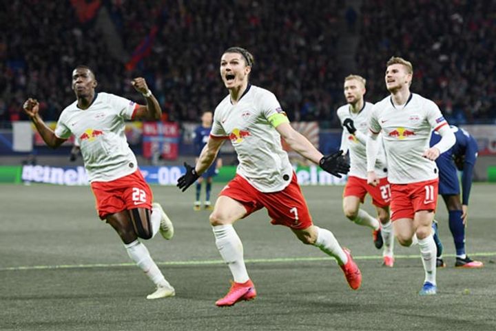 Leipzig eliminate Tottenham to claim first ever UCL last-8 spot