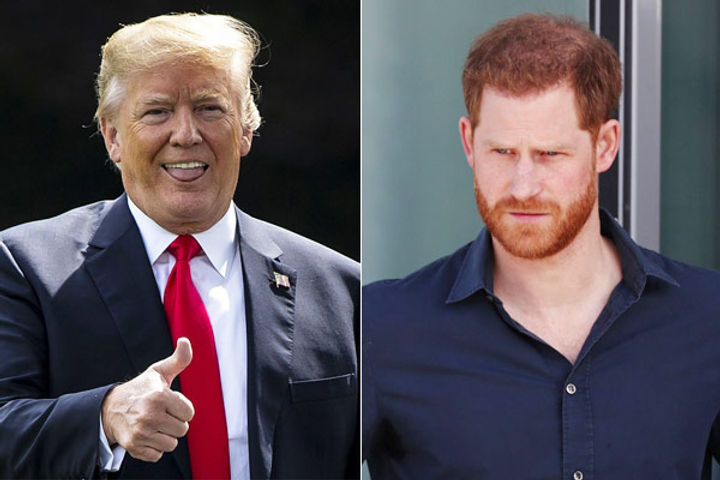 Prince Harry fooled by prank call that claims Trump has blood on his hands
