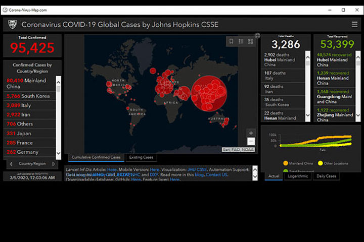 Hackers use coronavirus maps to infect your computers  steal private information