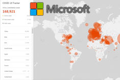 Microsoft launches a coronavirus tracker dashboard on Bing