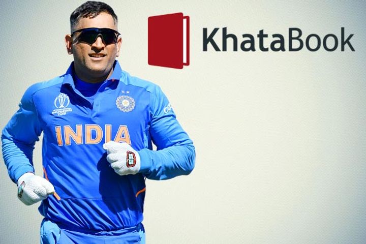 Fintech startup Khatabook received funding from MS Dhoni