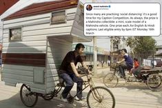 Anand Mahindra will gift the car to the best caption for 1 photo