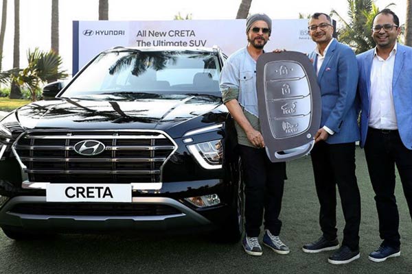 Hyundai Creta 2020 starts delivery and  Shahrukh Khan becomes first owner