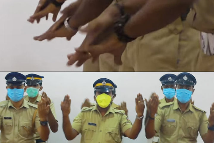 Video of Kerala Police doing handwashing dance goes viral amid coronavirus outbreak