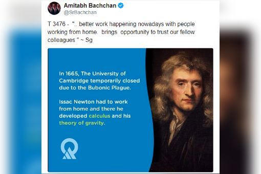 University of Cambridge temporarily closed due to an outbreak of the bubonic plague