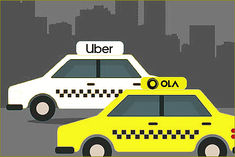 Ola and  Uber suspend shared rides until further notice