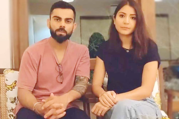 Virat and Anushka appealed to fans amid lockdown  shared video