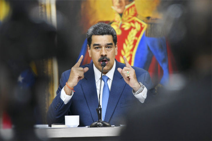 Venezuelan leader Nicolas Maduro fired back at the US dismissing the narco-terrorism charge 