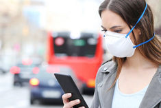 Through this app the corona infected will be detected within 100 meters