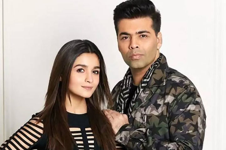 Karan Johar told Alia that the above was given  expressed regret over this