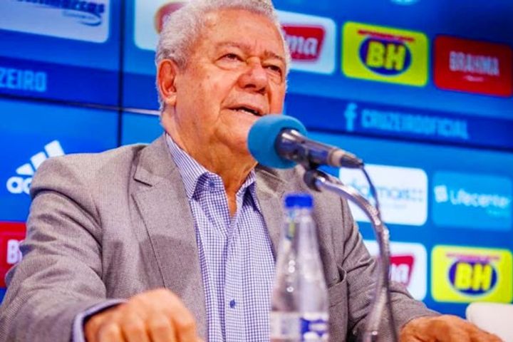  Cruzeiro President Jose Dalai Rocha tests ositive