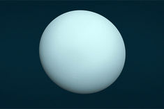 The tilted orbit of Uranus may be due to collision with the icy dwarf planet