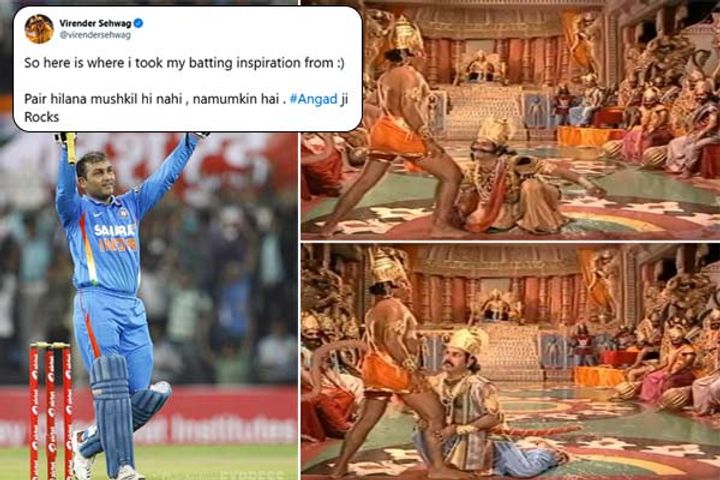 Virender Sehwag names his batting inspiration from Ramayan character