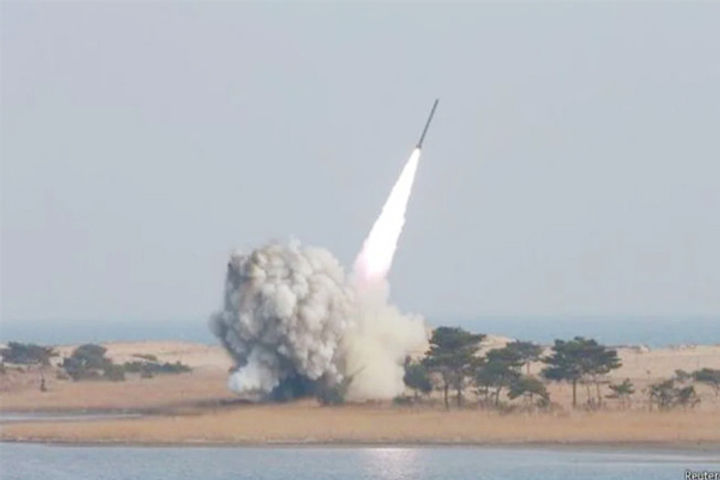 North Korea fired suspected cruise missiles alleges South Korea