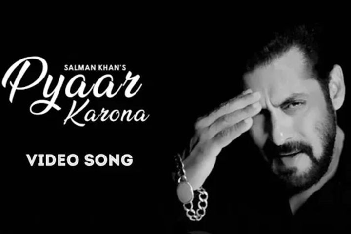 Salman Khan song Pyaar Karona released
