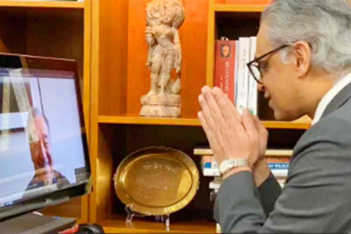 India UN Ambassador Syed Akbaruddin signs off on last day of office with a namaste