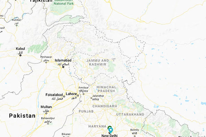 Days after IMD includes PoK in weather forecast now Google shows J&ampK map without LOC and LAC