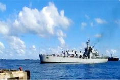 Indian Naval Ship Kesari reached Maldives with necessary materials