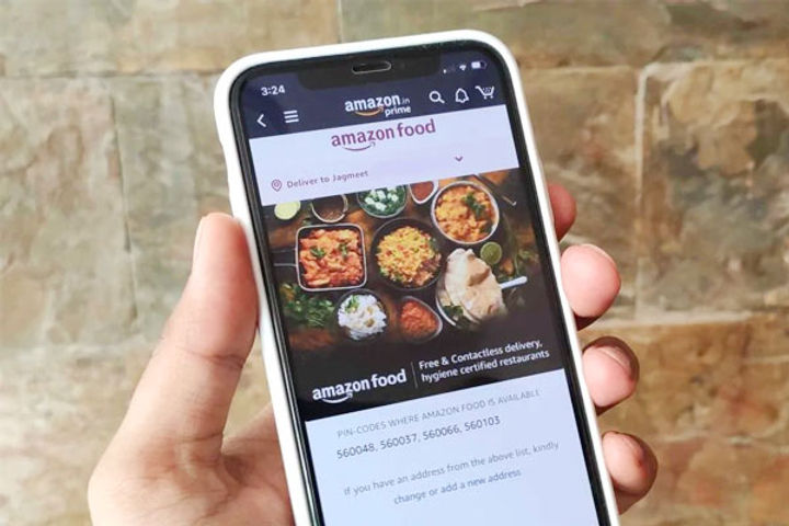 Amazon begins food delivery business in India