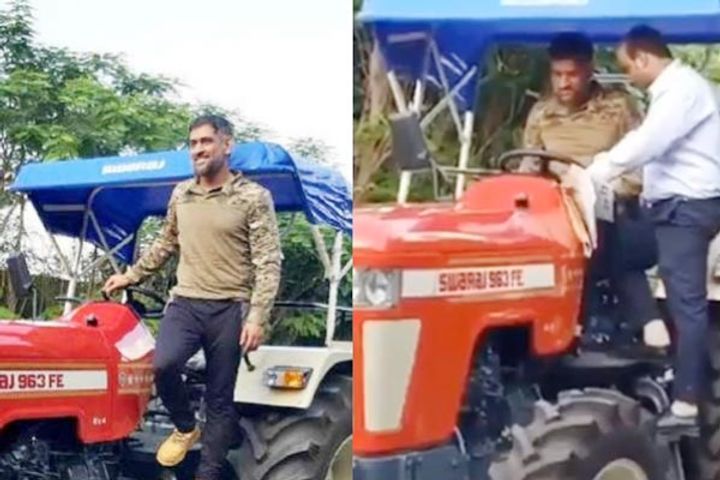 MS Dhoni buys a new four-wheeler worth INR 8 lakhs for organic farming