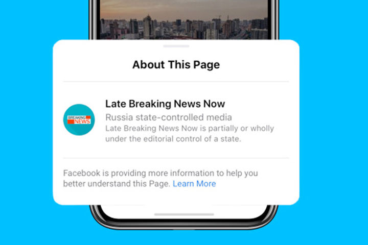 Facebook finally started labeling State-Backed media