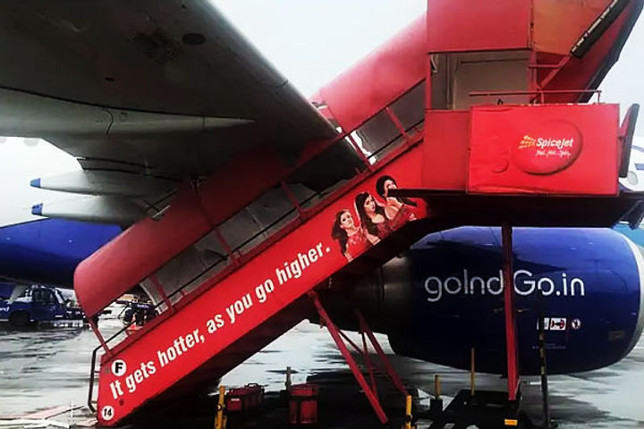 Spicejet ladder rams into parked IndiGo plane due to strong winds at Mumbai Airport