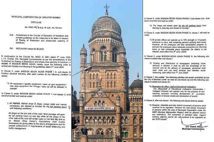 BMC issues new guidelines allows markets shops to function for full working hours in Mumbai