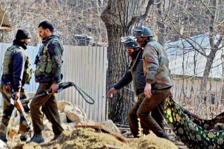 Encounter between security forces and terrorists in Kulgam two terrorists killed search operation co