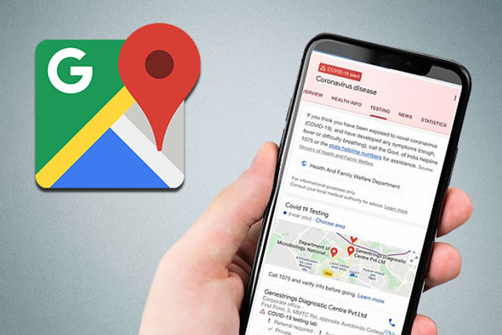 Google Search and Maps will show COVID-19 address of investigation centers