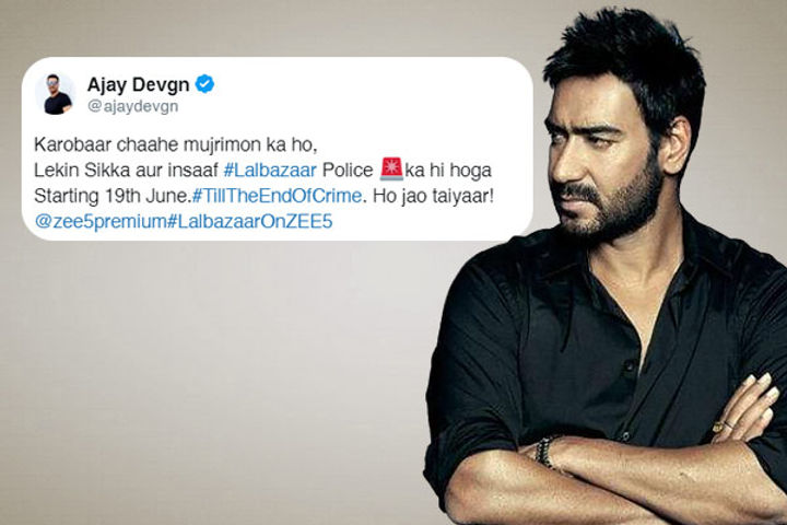 Ajay Devgan shared the teaser of the web series Lalbazar Ajay Devgan shared the teaser of the web series Lalbazar