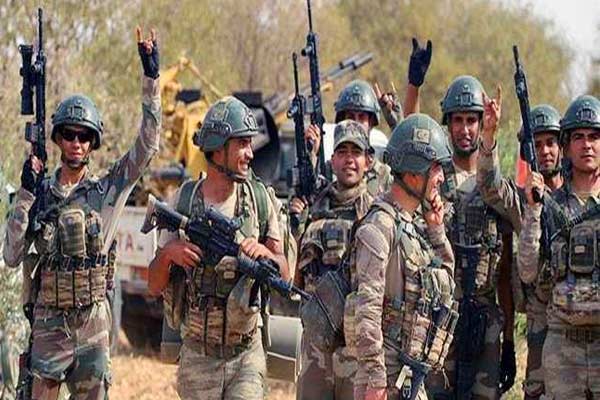 Turkey deployed troops against Kurdish militants in northern Iraq