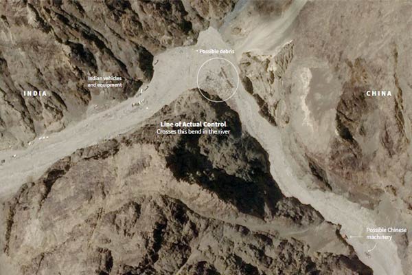 Satellite images suggest Chinese activity at Himalayan border with India before clash