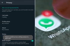 Whatsapp users in India and around the world report issues with online status privacy settings