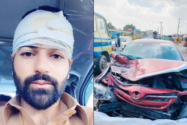 Afghanistan wicketkeeper Afsar Zazai escapes a dangerous car accident gets minor head injuries