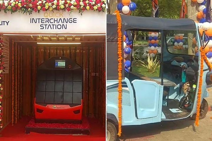 Battery swapping facility launched by Indian oil for electric vehicles