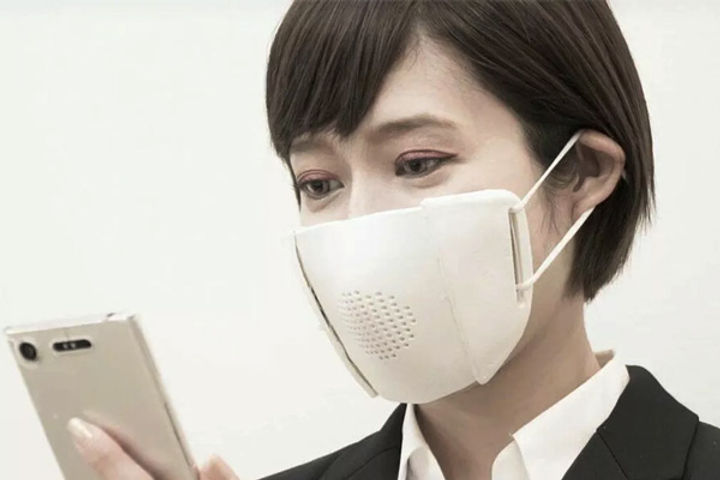 Japanese start-up Smart mask can amplify your voice make calls