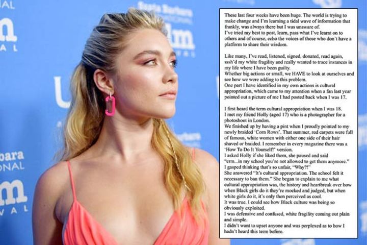 Felt embarrassed about Indian culture being abused Black Widow Actor Florence Pugh
