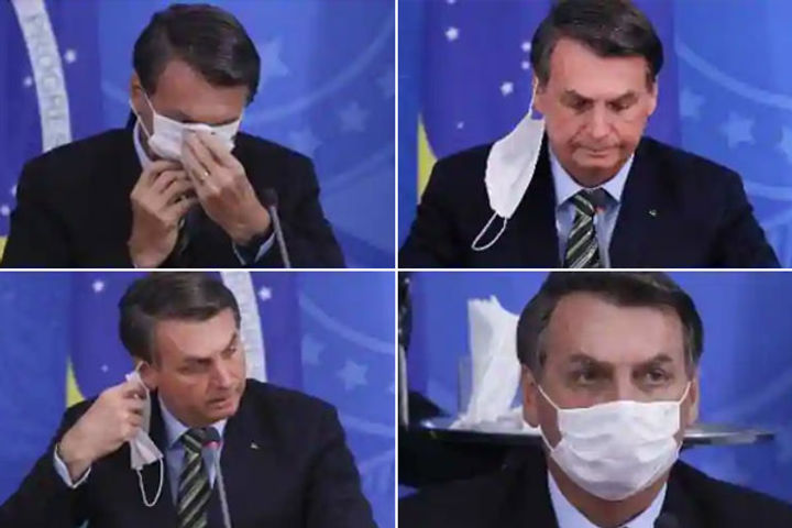 Brazilian media community to sue Jair Bolsonaro as he put off his mask in front of reporters despite