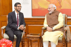Google to invest Rs 75,000 crore in India under India Digitization Fund Pichai holds talks with PM M