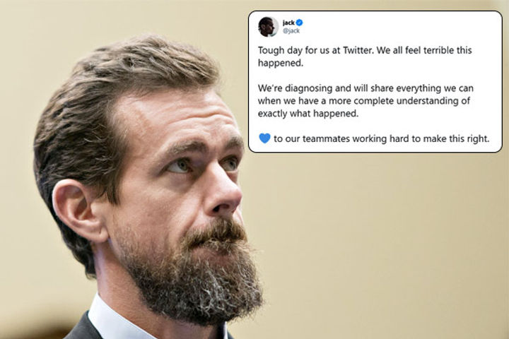 Feel terrible this happened Tough day for us Jack Dorsey on Twitter hack
