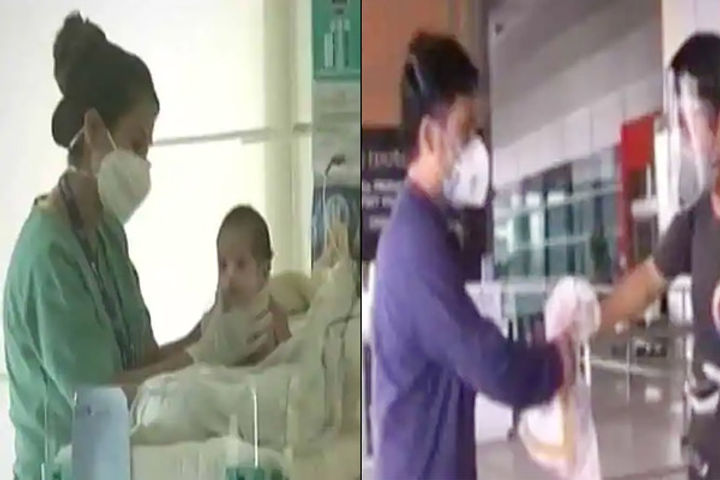 Baby undergoes surgery in Delhi, receives mother milk from 1000 km away