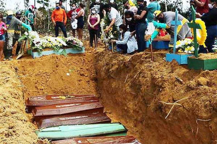 Death toll from Corona in Brazil crosses 80,000