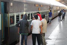 Now the railway station arrived 90 minutes ago ticket checking will be done by QR code