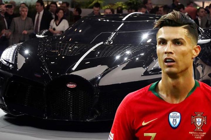 Cristiano Ronaldo buys world most expensive car Bugatti La Voiture Noire